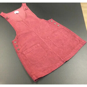 Women's American Eagle Burgundy Overall‎ Dress Size M